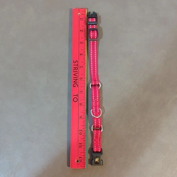 Plutus Pet No Pull Collar Quick Snap Buckle Red Black New XS - Picture 4 of 6
